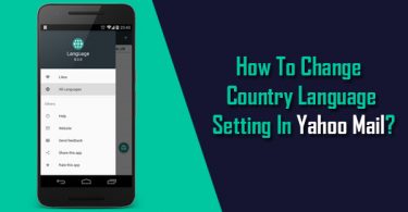 How To Change Country Language Setting In Yahoo Mail