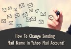 How To Change Sending Mail Name In Yahoo Mail Account