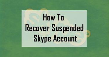 How To Recover Suspended Skype Account