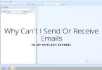 outlook error in incoming & outgoing mails